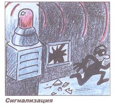 световая сигнализация в помещении, сигнализация для оружейных сейфов