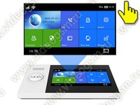 Беспроводная GSM и Wi-Fi сигнализация SmartСтраж СЕНСОР-GSM с сенсорным экраном и приложением Tuya