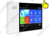 Беспроводная GSM и Wi-Fi сигнализация SmartСтраж СЕНСОР-GSM с сенсорным экраном и приложением Tuya