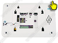 Беспроводная GSM/ПТЛ сигнализация Страж «Line-604» центральный блок вид сзади