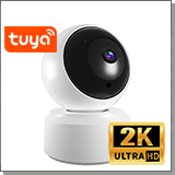 Поворотная Wi-Fi IP-камера для сигнализаций TUYA и Smart Life 5Mp HDcom 166-ASW5-8GS TUYA