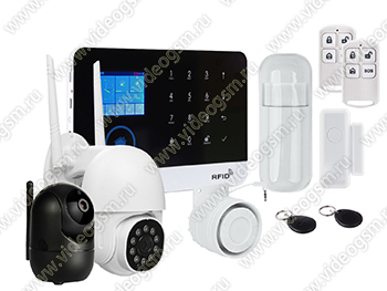 Комплект GSM сигнализация SmartСтраж Око и две камеры HDcom 9826-ASW5 + HDcom 288Bl-ASW5 Комплект GSM сигнализация SmartСтраж Око и две камеры HDcom 9826-ASW5 + HDcom 288Bl-ASW5