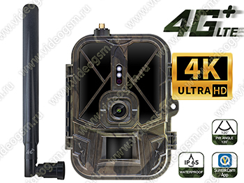 Уличная 4К лесная камера для охраны SmartСтраж HC-940 LTE-Pro-Li-4K с аккумулятором