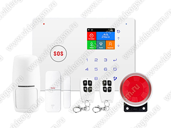 Беспроводная GSM и Wi-Fi сигнализация "Страж ОХРАНА-GSM" с цветным экраном и приложением Tuya Беспроводная GSM и Wi-Fi сигнализация "Страж ОХРАНА-GSM" с цветным экраном и приложением Tuya
