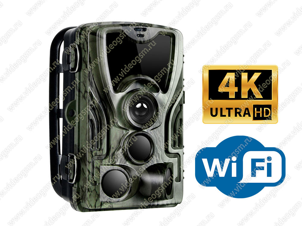 Уличная 4К охранная камера для охраны и охоты Страж - WiFi-801-PRO ...