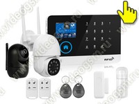 Комплект GSM сигнализация SmartСтраж Око и две камеры HDcom 9826-ASW5 + HDcom 288Bl-ASW5 Комплект GSM сигнализация SmartСтраж Око и две камеры HDcom 9826-ASW5 + HDcom 288Bl-ASW5