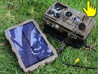 Солнечная панель для охранных камер SP-08 Dual с аккумулятором 3000 мАч
