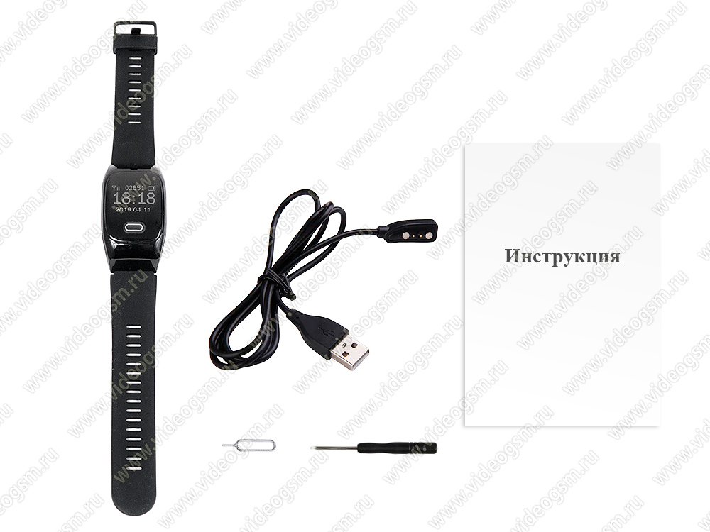 Часы-телефон с тревожной кнопкой и GPS Страж SOS GSM-Часы купить по ...