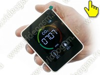 Умный автономный датчик-детектор Tuya Wi-Fi 3 в 1 - SmartСтраж Газ 913-M5-TUYA углекислый газ (CO2) + влажность + температура. Тревога превышения CO2