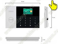 Беспроводная GSM и Wi-Fi сигнализация SmartСтраж ШЕРИФ-GSM с RFID-картой и приложением Tuya