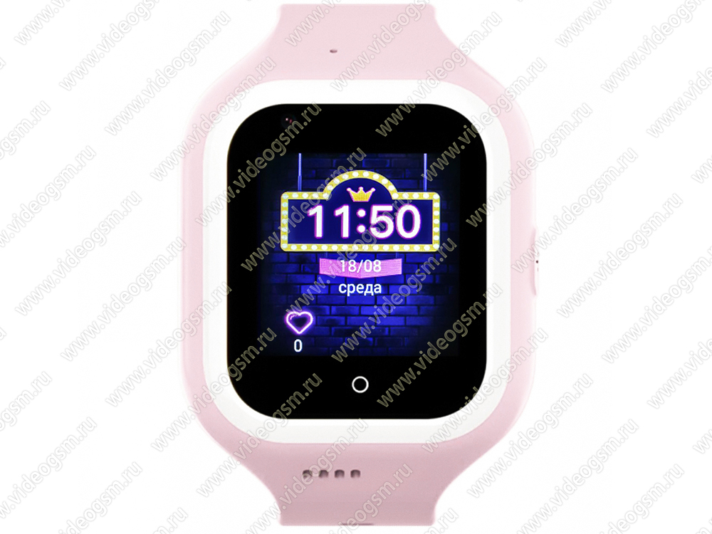 Детские смарт часы "TrakFon - SMART-Pink-4G" с телефоном и GPS трекером ...